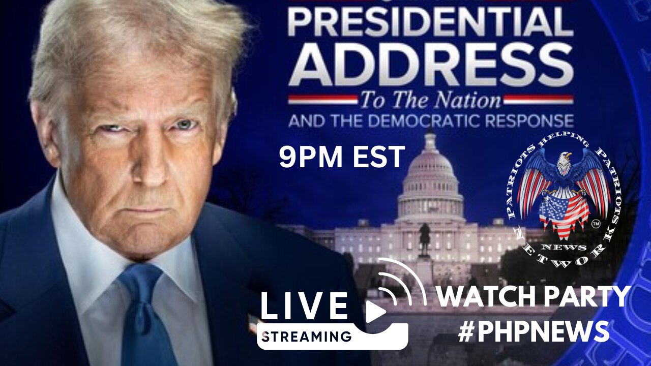 LIVE! 9pm EST! President Trump’s first CONGRESSIONAL ADDRESS during his second term!