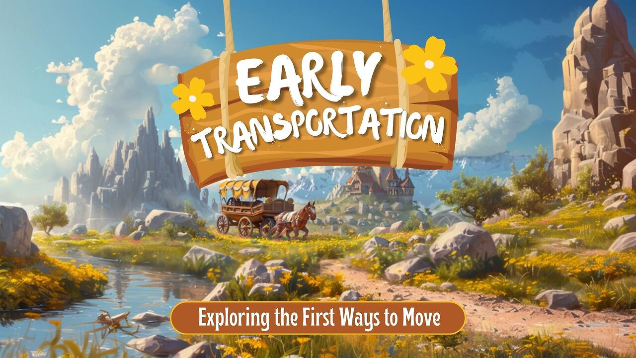 Early Transportation: Exploring the First Ways to Move | Kids Learning Animated Video