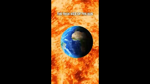 Actual size of sun