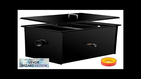 VEVOR Commercial Grease Interceptor 30 LB Carbon Steel Grease Trap 15 GPM Review