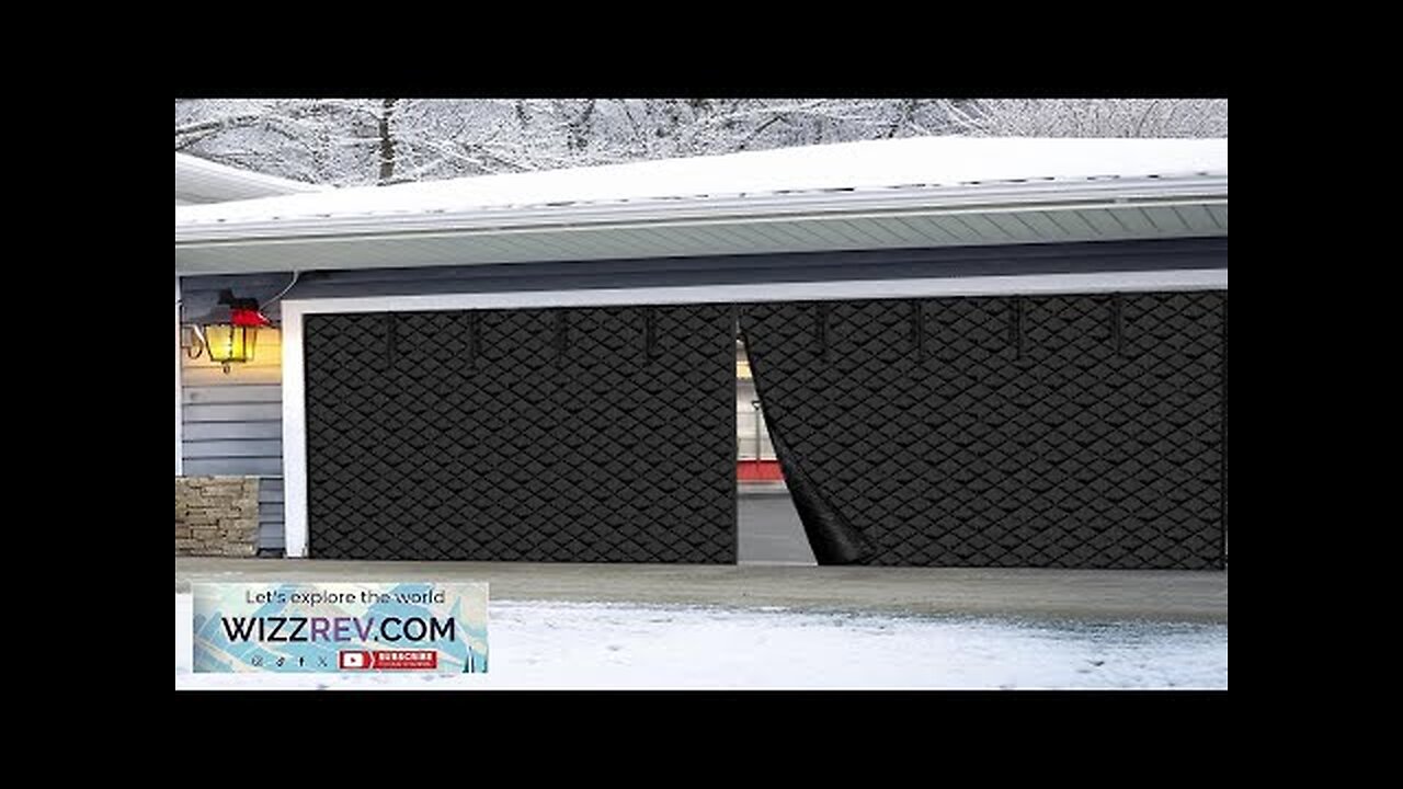 VEVOR Garage Door Screen for Winter 16.3 x 7.15 ft Garage Door Review