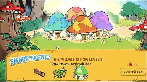 Smurf Village on iPhone