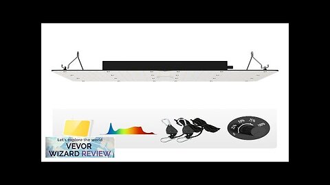 VEVOR 400W LED Grow Light High Yield Samsung 281B Diodes Growing Lamp Review