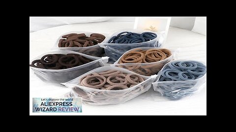 50PCS/Set Women Girls Basic Hair Bands 4cm Simple Solid Colors Elastic Headband Review