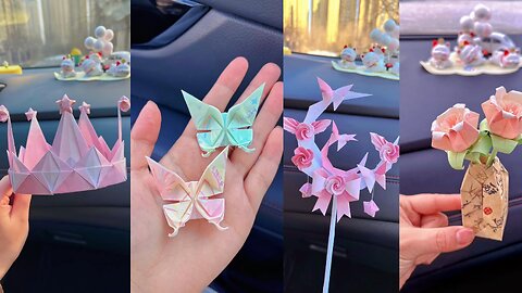 Origami crown tutorial! #OrigamiCrown#HandmadeTutorial#or igami