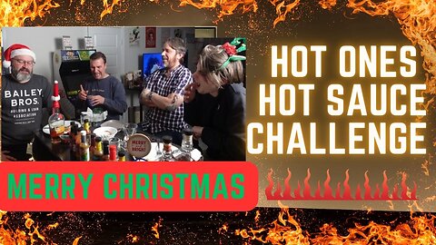 Christmas Eve Hot Ones 10 Hot Sauce Challenge