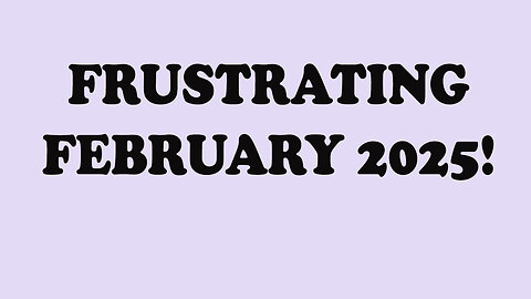 FRUSTRATED FEBRUARY?!! Read on 1 February 2025 #tarotreading #reset