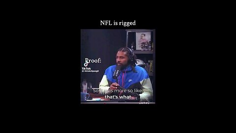The NFL is Fake/Staged/Rigged