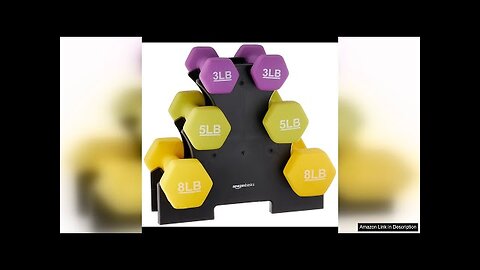 Amazon Basics Neoprene Coated Hexagon Workout Dumbbell Hand Weight Set Review