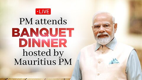 LIVE: PM Modi attends banquet dinner hosted by PM Ramgoolam of Mauritius