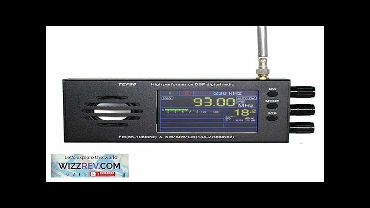 TEF86 High Performance DSP Digital Radio 65-108MHz FM and 144 -27000KHz SW/MW/LW Review