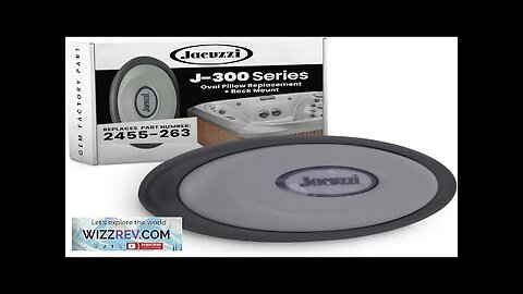 Jacuzzi J-300 Series Oval Pillow Insert + Back Mount Enhanced Support Review