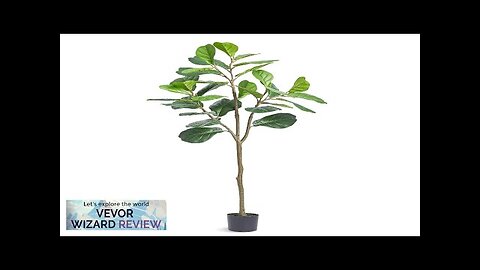 VEVOR Artificial Fiddle Leaf Fig Tree 5 FT Secure PE Material Review