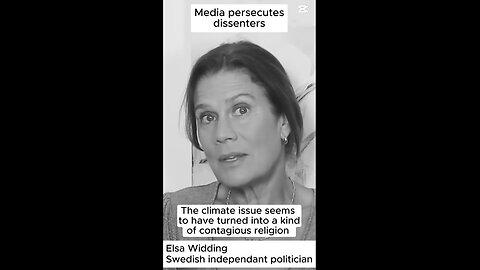 Elsa Widding - Media persecutes dissenters