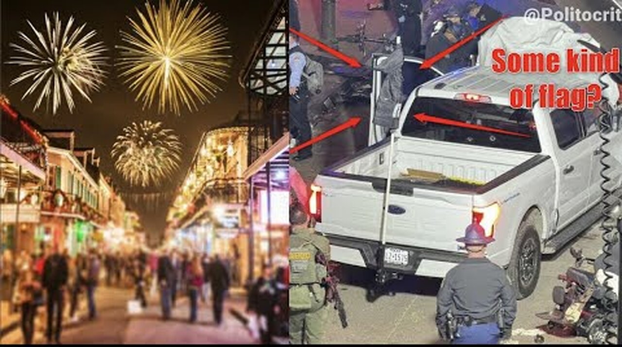 The New Year Starts With a False Flag 🏁 Truck With ISIS Flag Runs Over Crowd in New Orleans