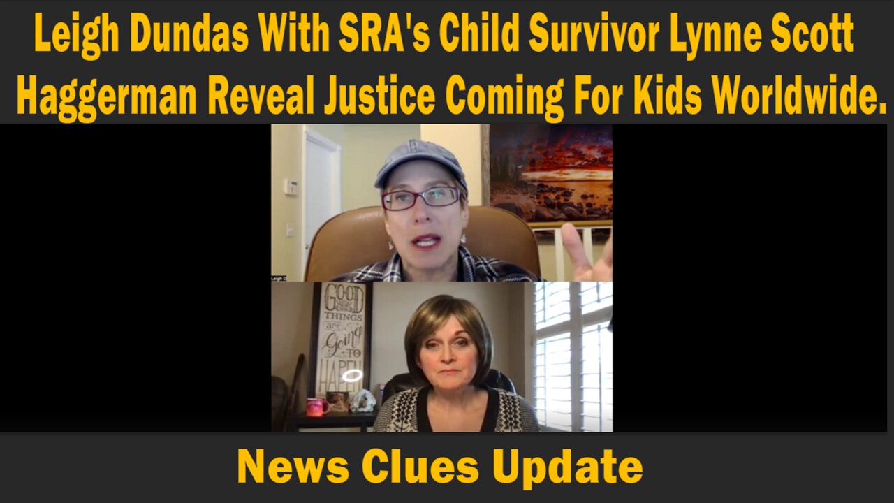 Leigh Dundas With SRA's Child Survivor Lynne Scott Haggerman Reveal Justice Coming For Kids Worldwide.