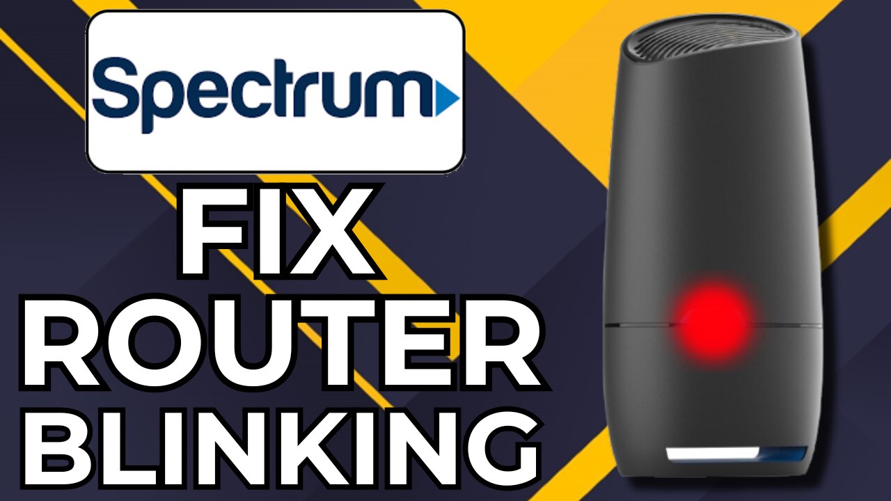 HOW TO FIX SPECTRUM WIFI ROUTER BLINKING RED