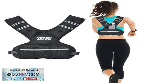 VEVOR 20-32lb Adjustable Weighted Vest for Men Women Strength Training Running Review