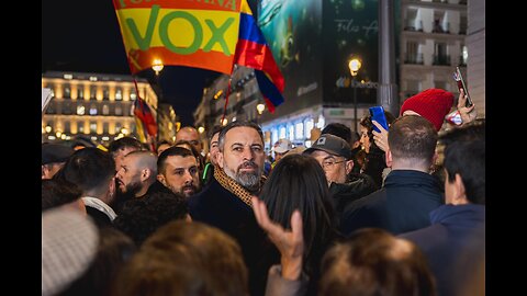 Discurso de Abascal sobre Venezuela en Puerta del Sol (Madrid)