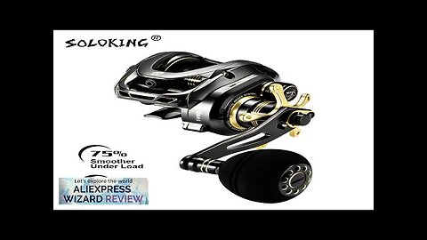 SOLOKING GKA300 Baitcasting Reel 9.5KG Drag 10 Bearing 6.4 Gear Ratio Drag Review