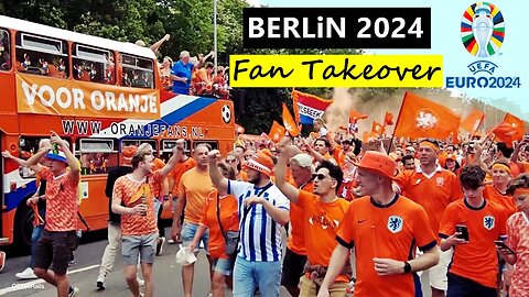 Football Fans 'TAKEOVER' Berlin for the SUMMER - EURO 2024