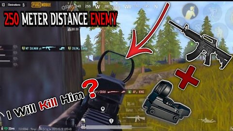 250 Meters Distance Enemy 😨| I Will Kill Him ? | PUBG Mobile | Shami Bhai