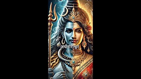 अर्धनारीश्वर | महाकाल | शिव शंकरपार्वती | #shorts #facts #mahakal #parvati #mahabharat #pastkey