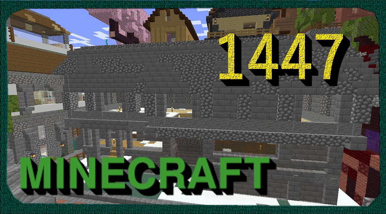 Lets Play Minecraft Episode – 1447 Stairs and Walls