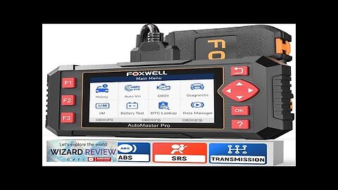 FOXWELL Car Scanner NT604 Elite OBD2 Scanner ABS SRS Transmission Check Engine Review