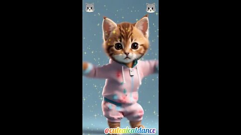 Very cute cat dance 🥰🥳🥰 #trending #AI #cat #dance #shorts #viralvideo