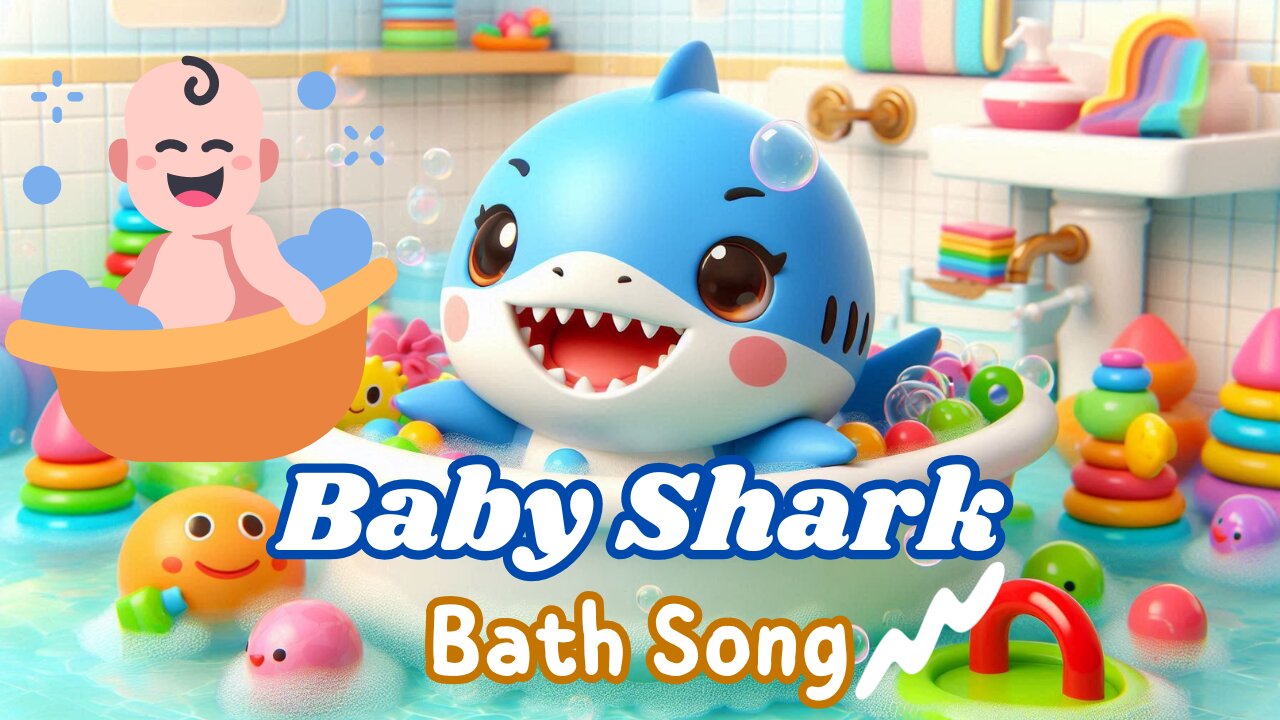 Baby Shark Bath Song | Fun Shark Bath Song for Kids! | Rhyme N Story