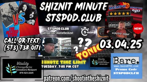 SHIZNIT MINUTE 03.04.25 -BT TALKS NXT!!