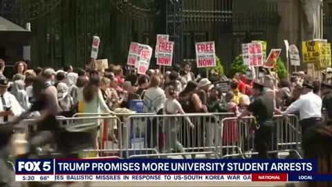 Trump vows more after arresting a Columbia University graduate student. || Awaken With Trumpo Jr.