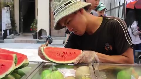 amazing fruit cutting