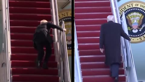 It really is nice to have a president who can navigate the stairs again