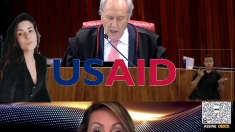 O CRIMINOSO LEWANDOVSKY COM ÀS PALAVRAS DA USAID NA PONTA DA LÍNGUA 😛