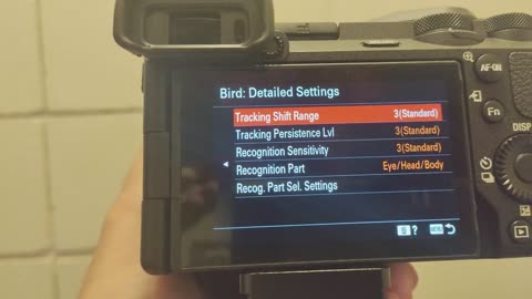 Sony a6700 advanced target tracking focus settings