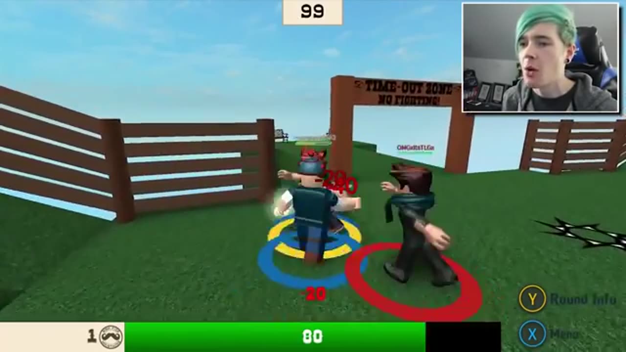 DanTDM plays roblox on xbox 360 again