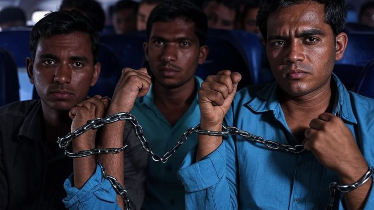 40-Hour Nightmare: Indian Deportees Reveal Horrific Treatment! deported indian immigrants