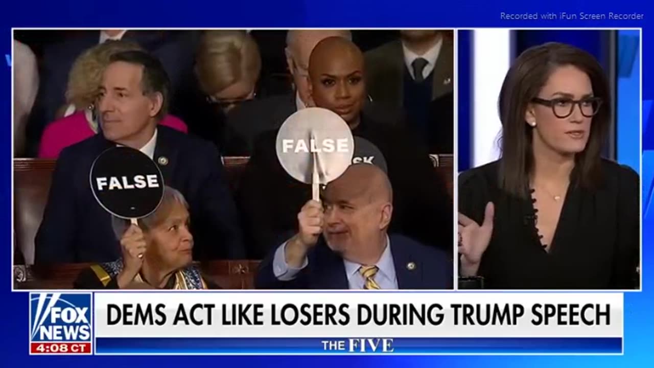 THE FOX NEWS FIVE REACT TO TRUMP'S HISTORIC ADDRESS TO JOINT CONGRESS - 13 mins.