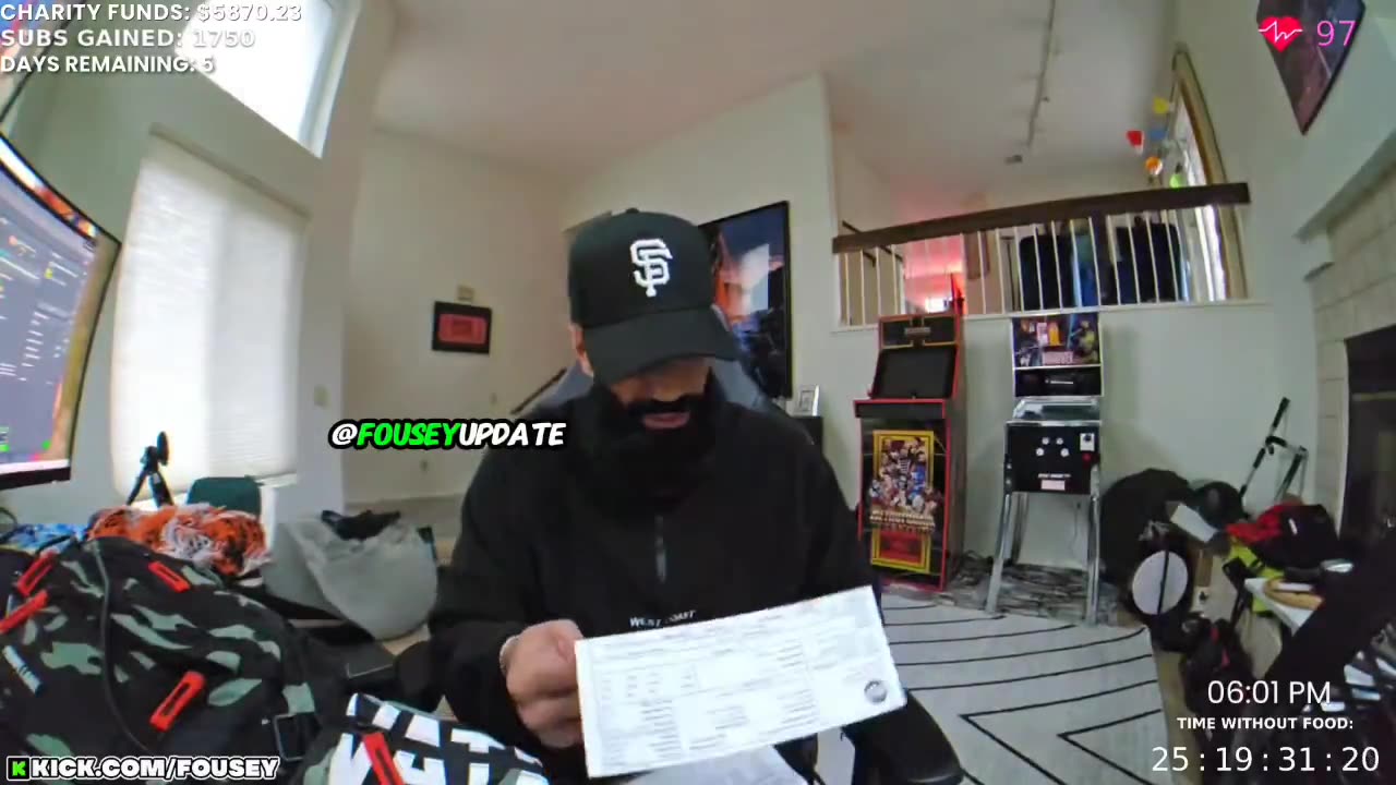 Fousey continues to receive checks from a Tyler Perry film appearance 9 years ago.