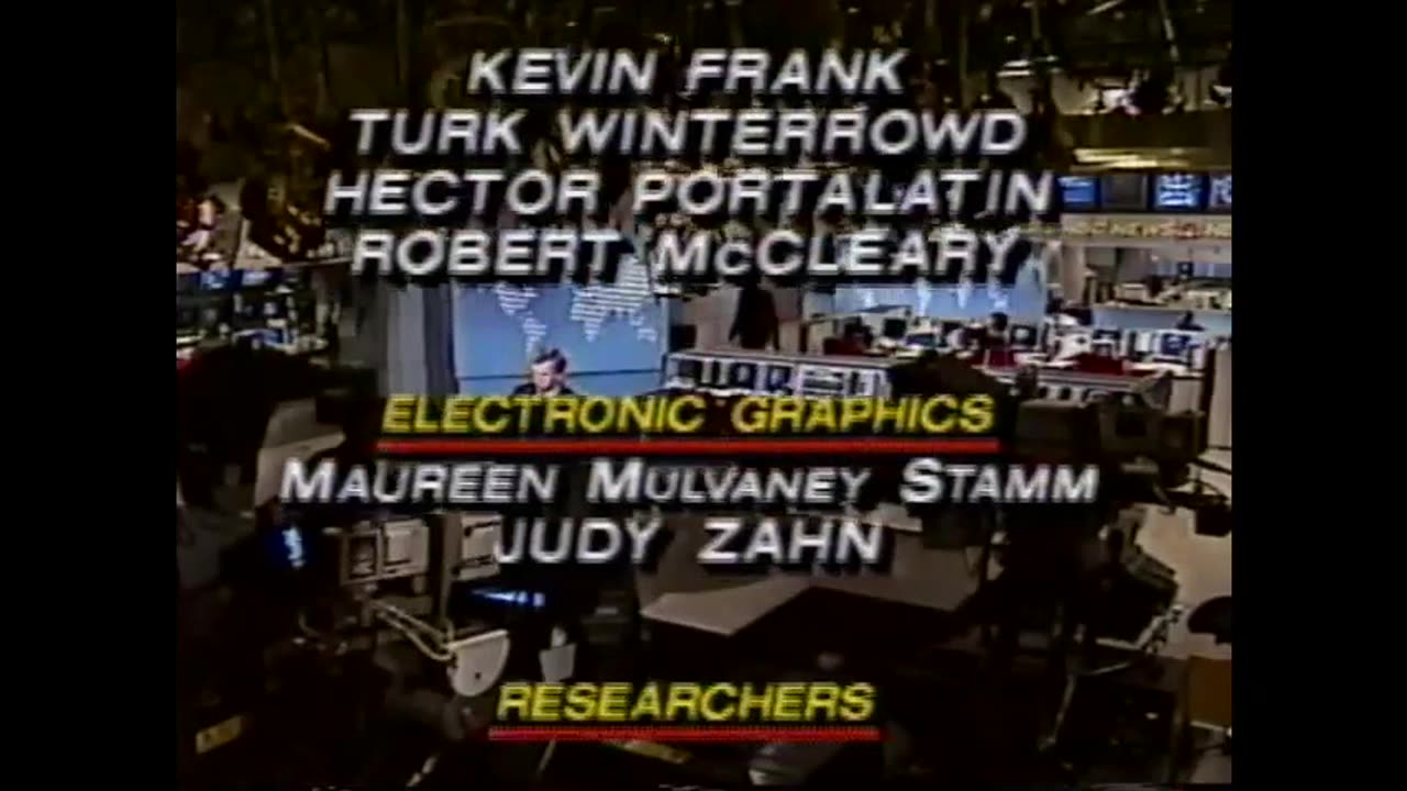 February 1, 1989 - Charles & Diana Report Ends 'NBC Nightly News' with Tom Brokaw