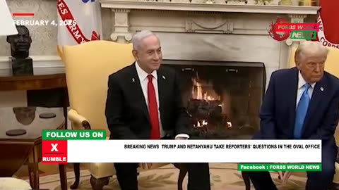 President Trump and Netanyahu speak with reporters