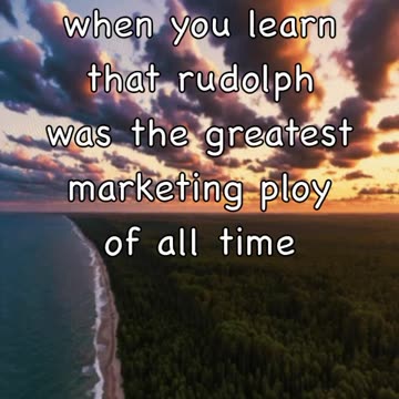 traumatized or inspired? #christmas #rudolph #marketing #reels #fyp #explore #funny