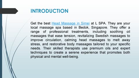 Get the best Head Massage in Simei