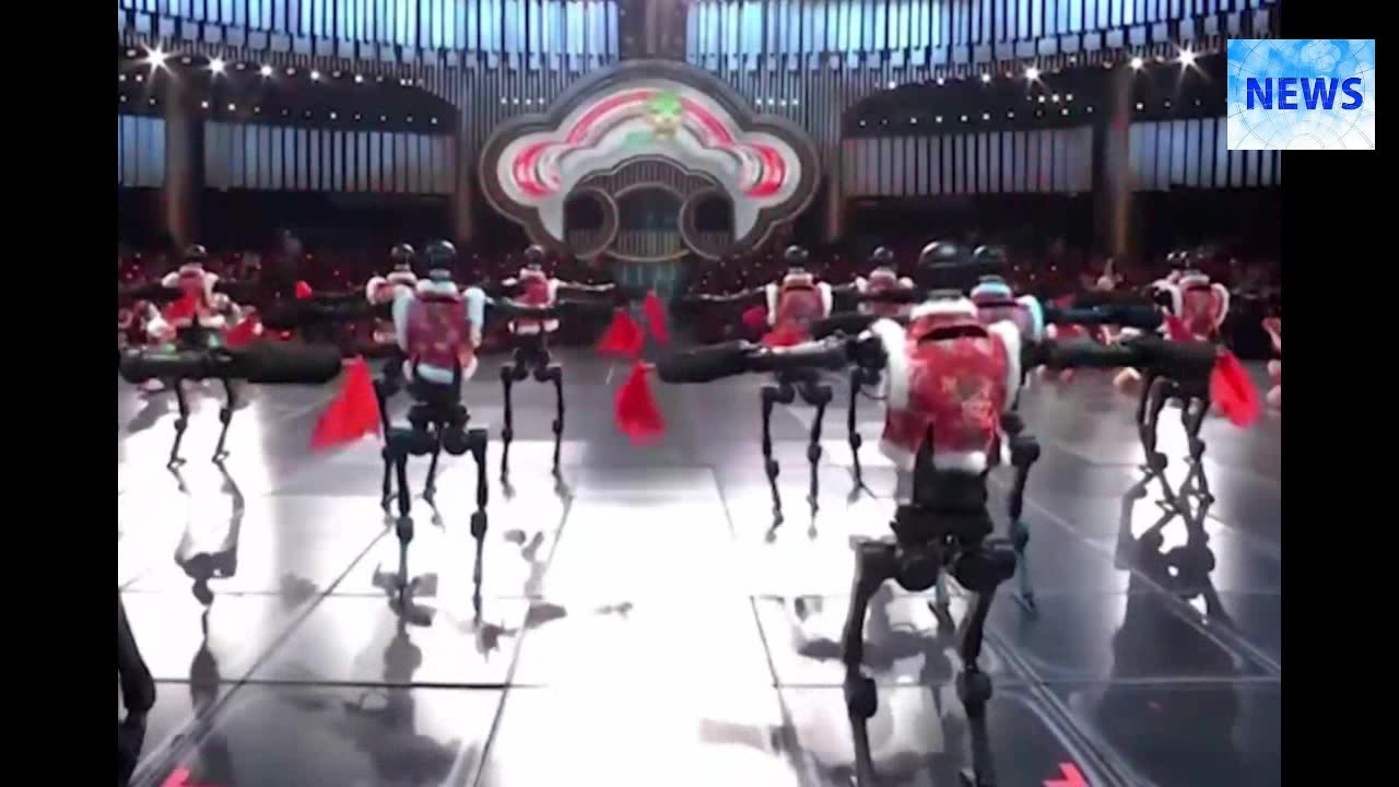 Robots Dance Alongside Humans in Chinese New Year Celebrations