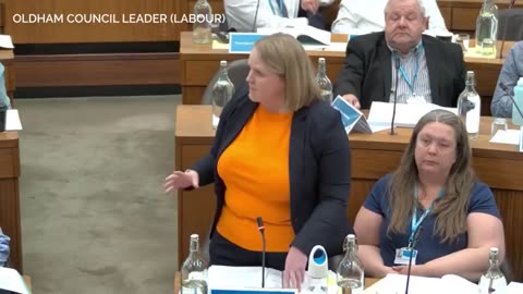 This is a clip of former Oldham Council Leader Amanda Chadderton downplaying