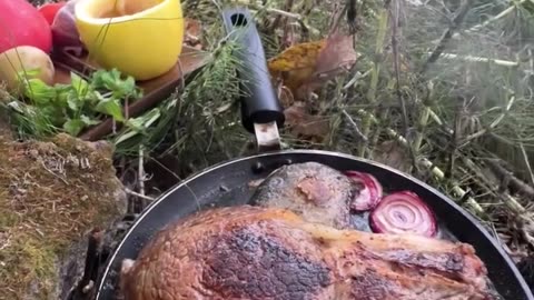 Cooking in nature 😋