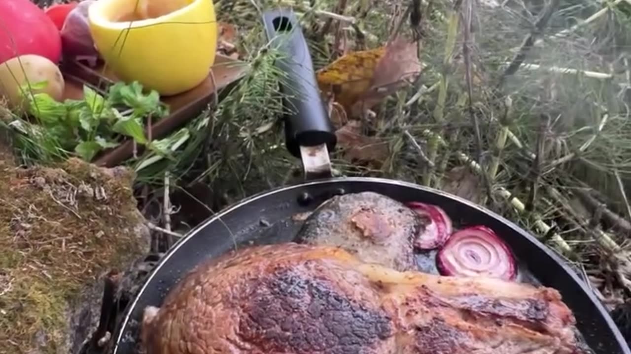 Cooking in nature 😋