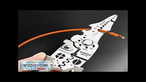 Crimper Cable Cutter Adjustable Automatic Wire Stripper Multifunctional Stripping Crimping Review